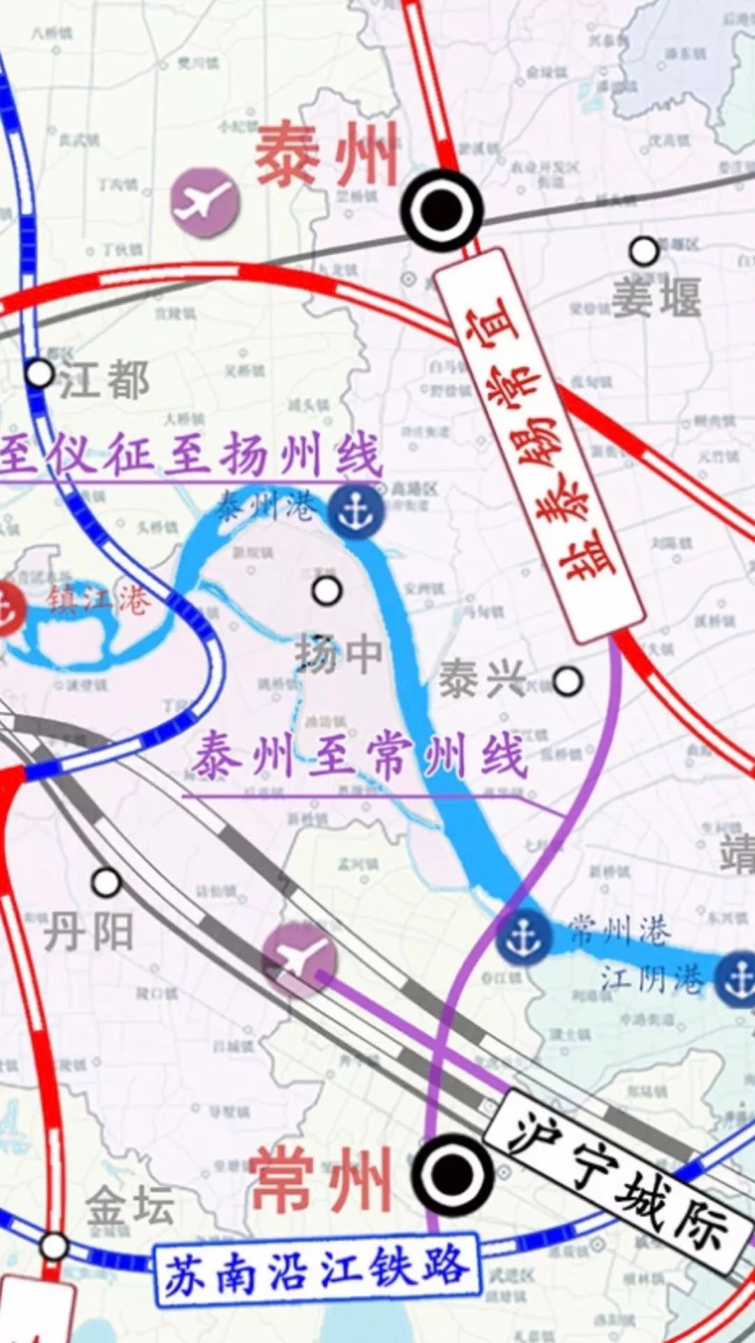 泰州铁路规划最新动态