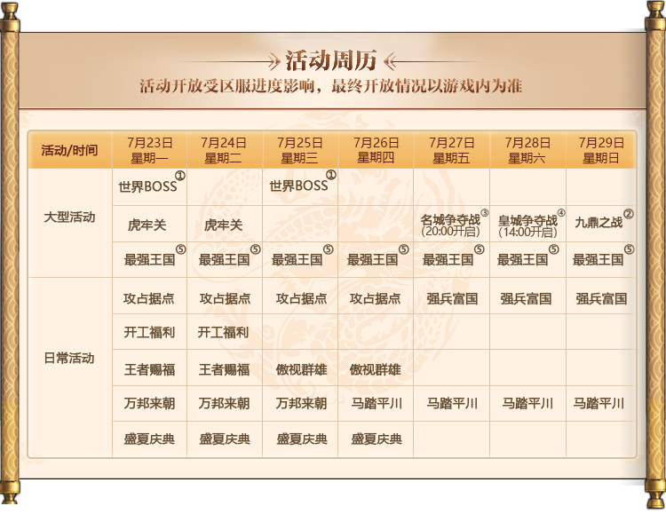 最新页游测试时间表曝光，精彩瞬间不容错过