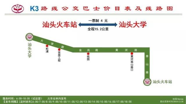 汕头8路车最新时间表与更新信息汇总